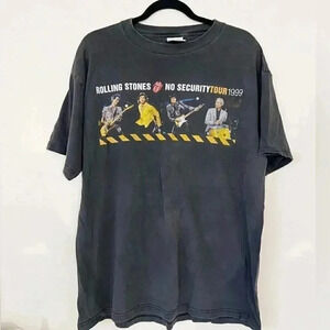Vintage 1999 Rolling Stones No Security Tour XL
